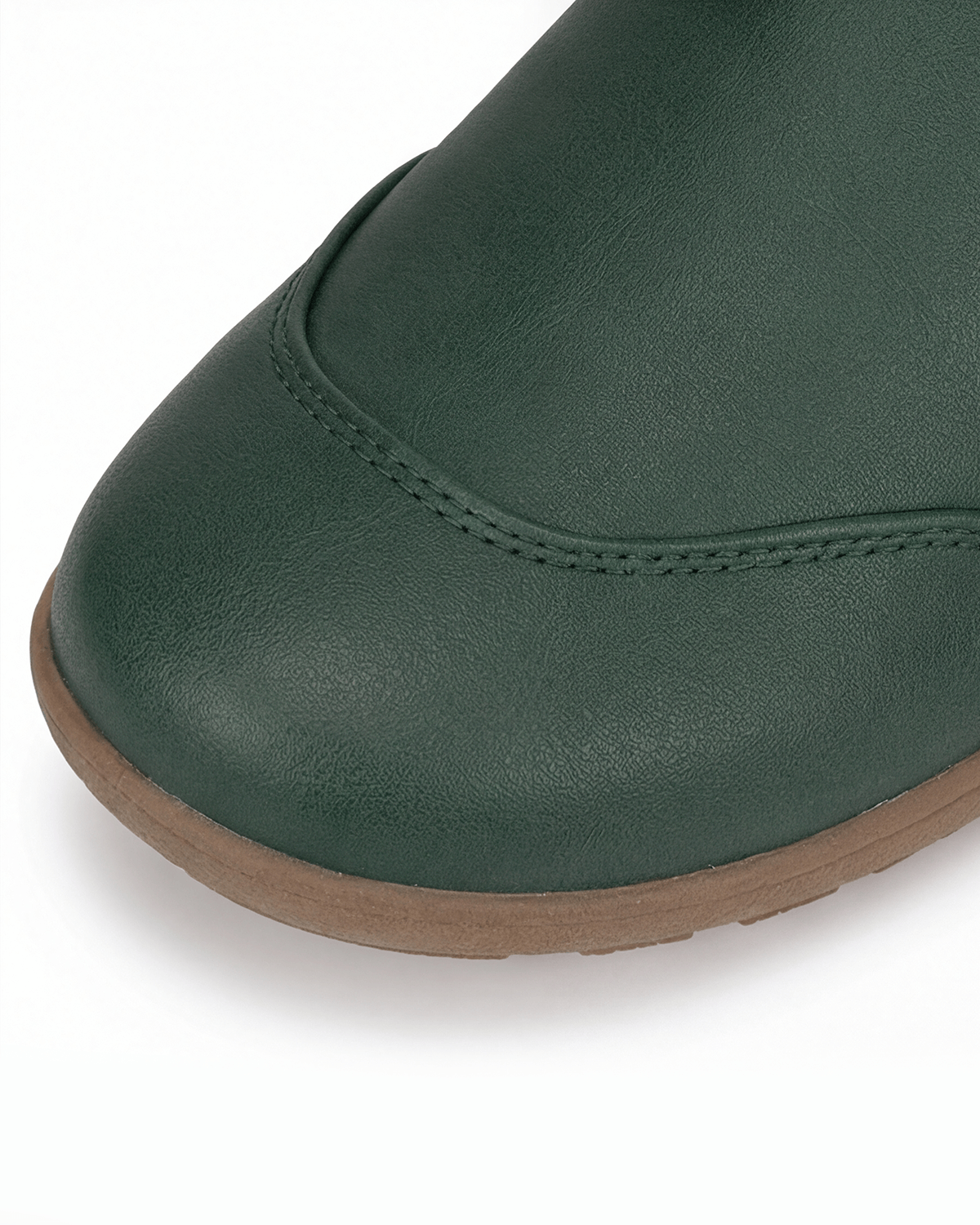 Casilda Knit-Collar Flat Ankle Boots