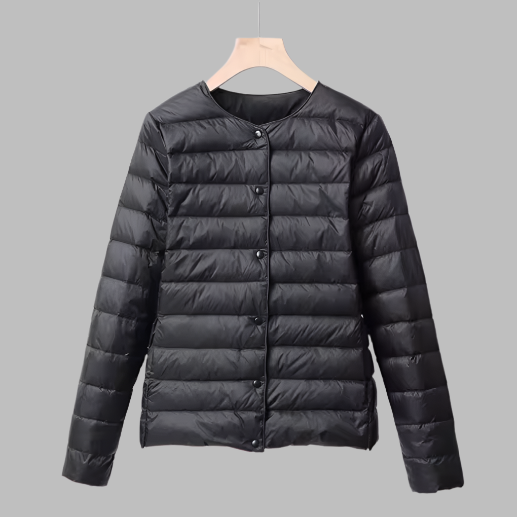 Women's Ultralight Collarless Puffer Jacket Packable