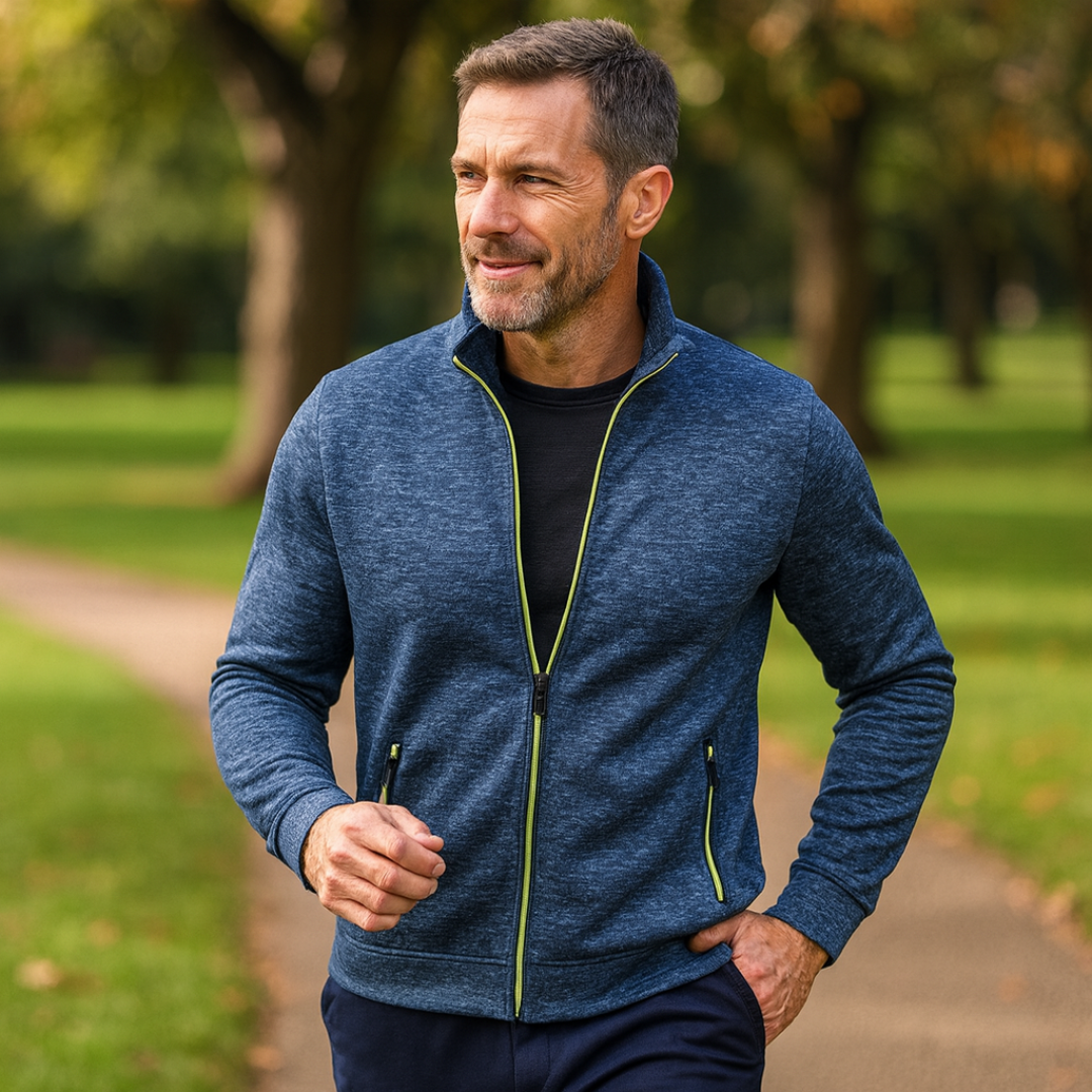 Clint – Classic Zip-Up Knit Jacket