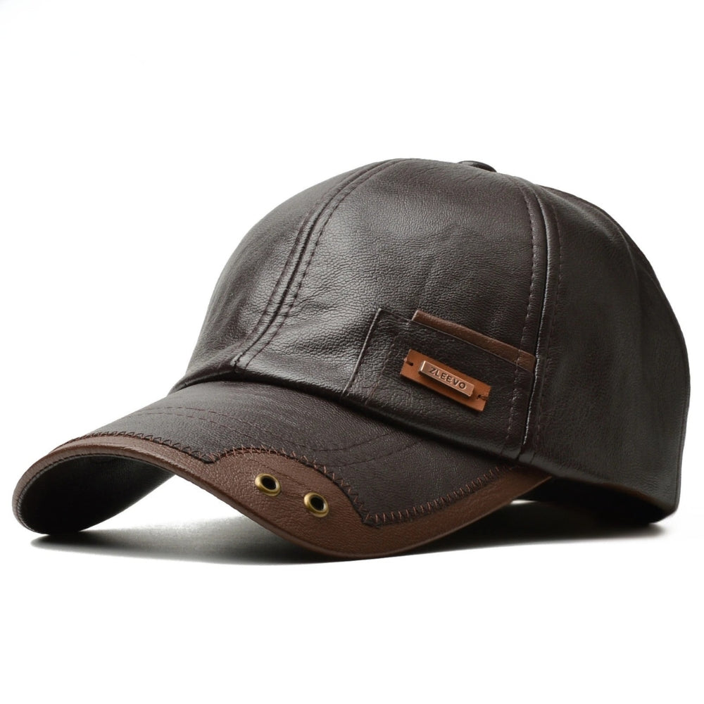 Langer Leather Cap