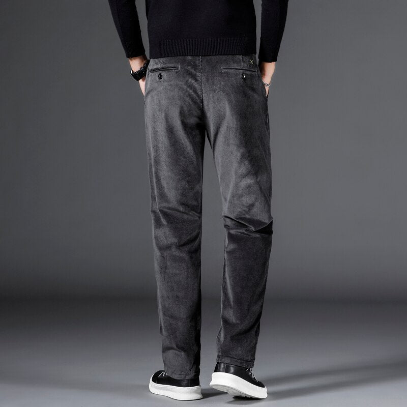 Jacob · Mid-Waist Corduroy Trousers