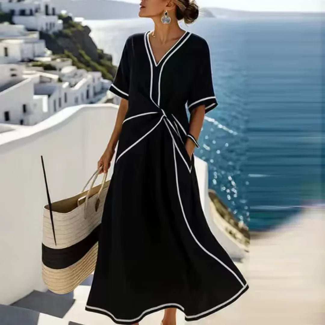 Eva's Boutique | Relaxed Drape Dress