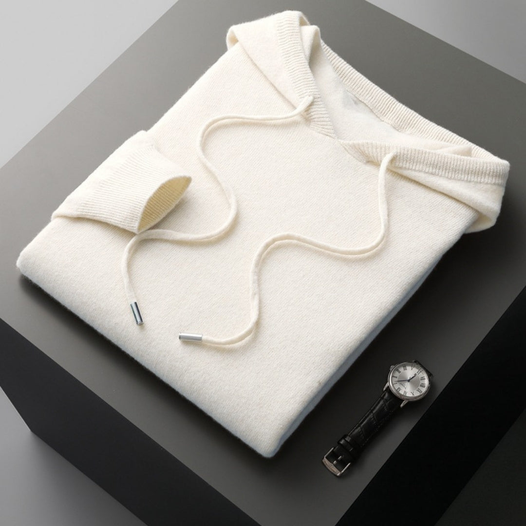 Rainer | Mens Spring Cashmere Hoodie — Soft Knit Hoodie in 7 Colors S–3XL | Westmere