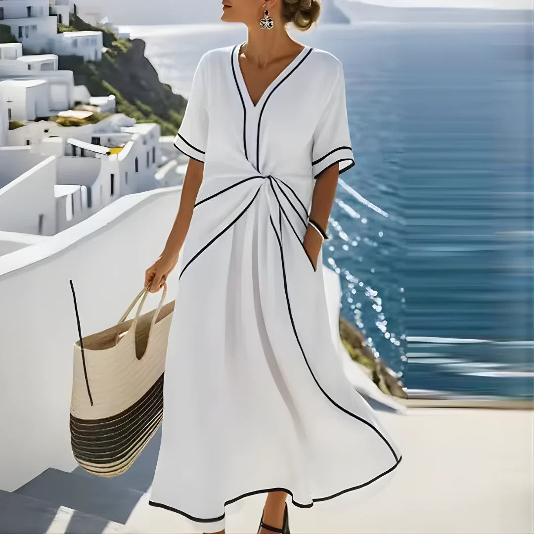 Eva's Boutique | Relaxed Drape Dress