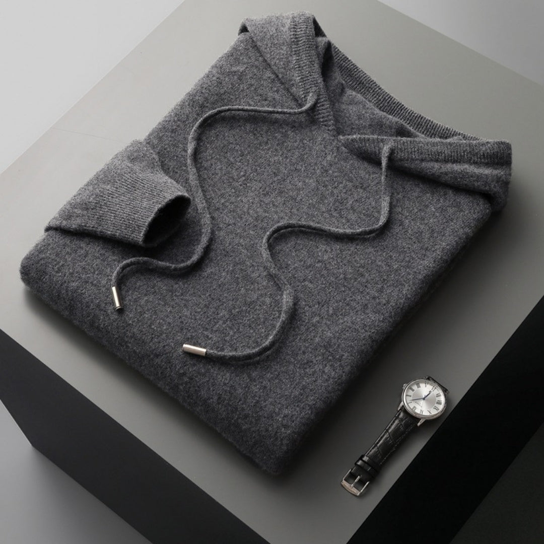 Rainer | Mens Spring Cashmere Hoodie — Soft Knit Hoodie in 7 Colors S–3XL | Westmere