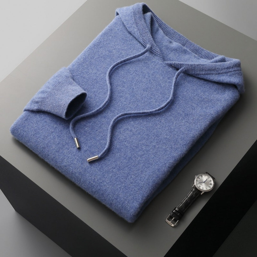 Rainer | Mens Spring Cashmere Hoodie — Soft Knit Hoodie in 7 Colors S–3XL | Westmere