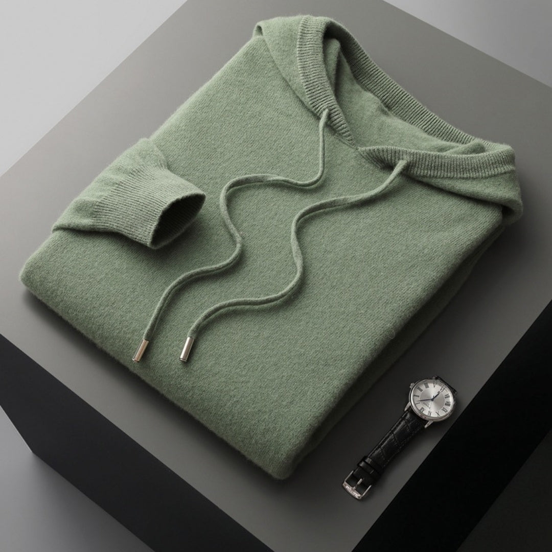 Rainer | Mens Spring Cashmere Hoodie — Soft Knit Hoodie in 7 Colors S–3XL | Westmere