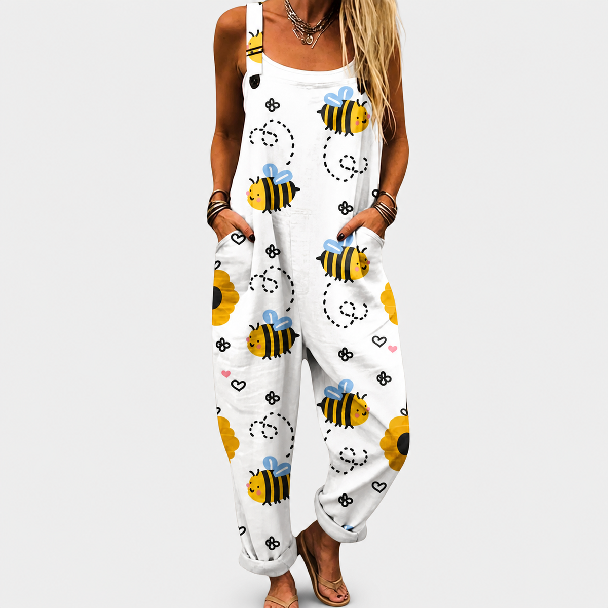 Serena | Wide Printed Jumpsuit in Serene Style