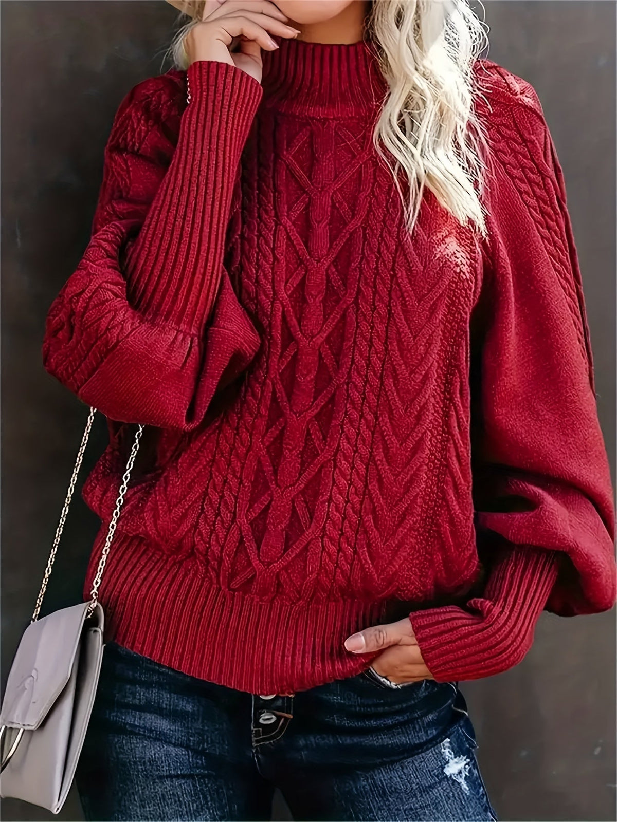 Women's Lightweight Knit Pullover | Long Sleeve Layering Sweater with a Relaxed Drape for Cold Months | Size S-3XL, 6 Colors
