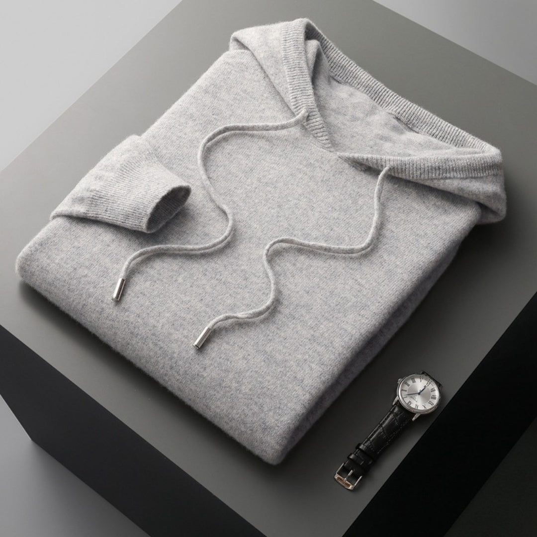 Rainer | Mens Spring Cashmere Hoodie — Soft Knit Hoodie in 7 Colors S–3XL | Westmere