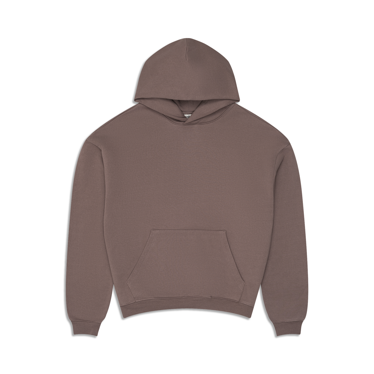 Women's Brown Core Hoodie, Oversized Fit, Long Sleeves