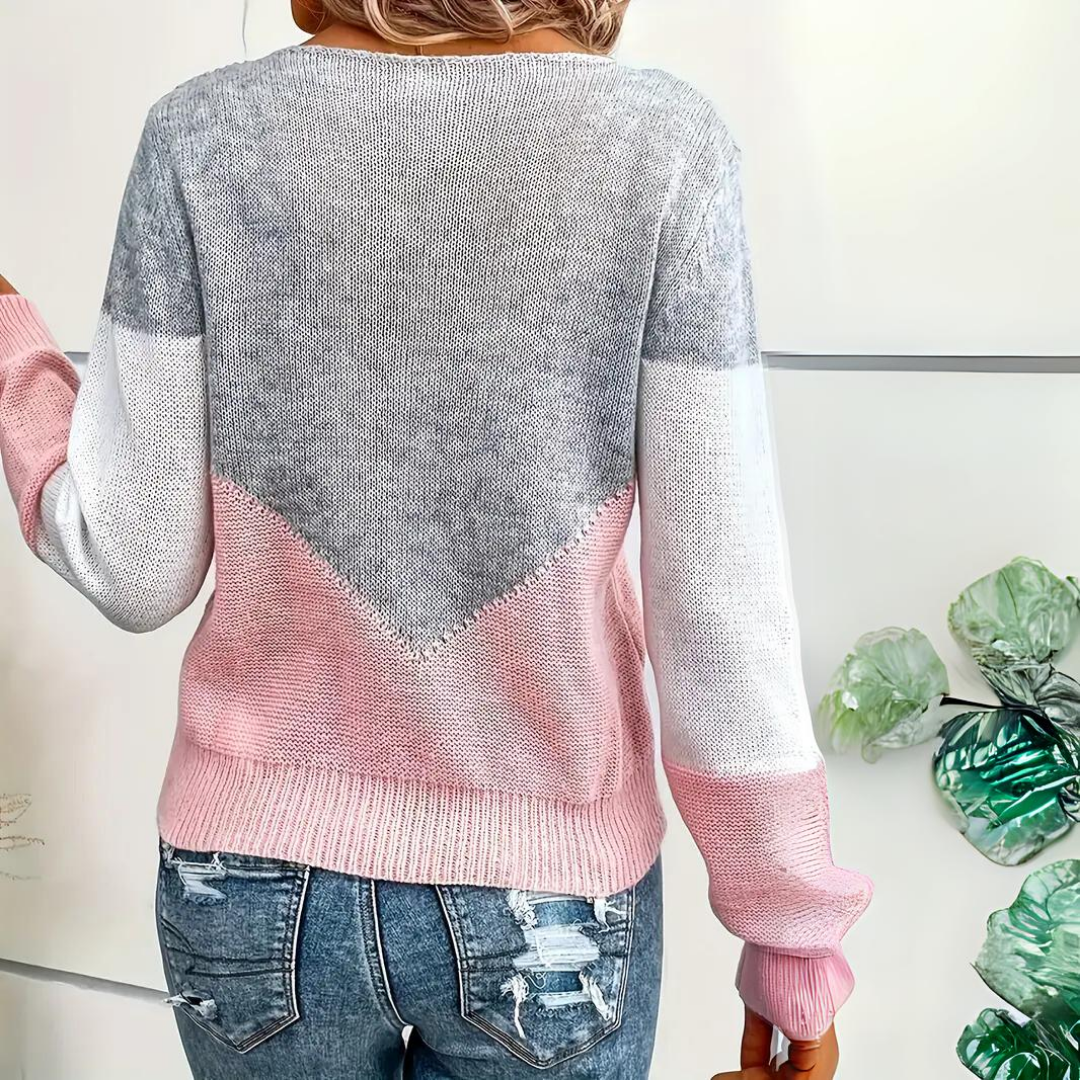 Women's Oversized Casual Sweater – Relaxed Everyday Knit Sweater
