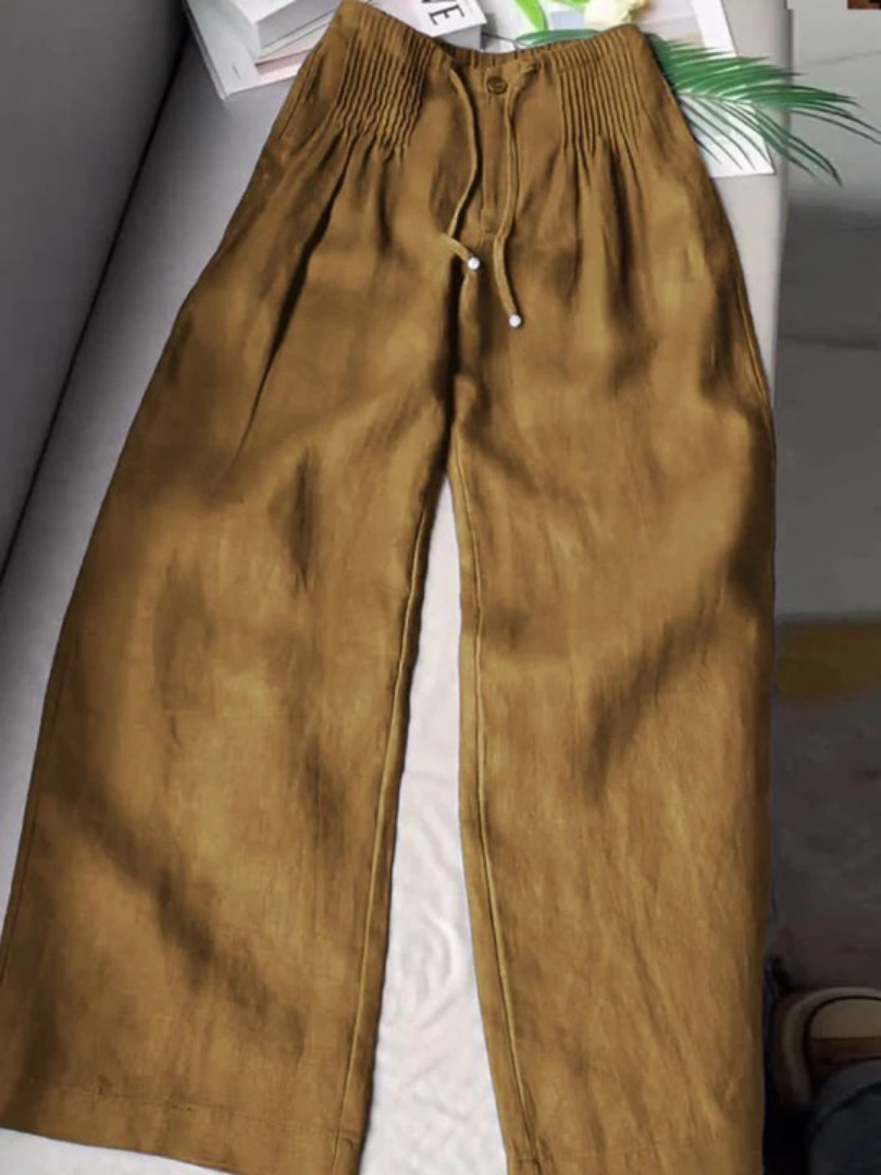 Eva's Boutique | Flowy Wide-Leg Trousers