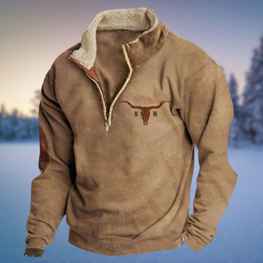 Emil | Mens Winter Sweater with Half-Zip — Relaxed Everyday Knit in 5 Styles | Westmere