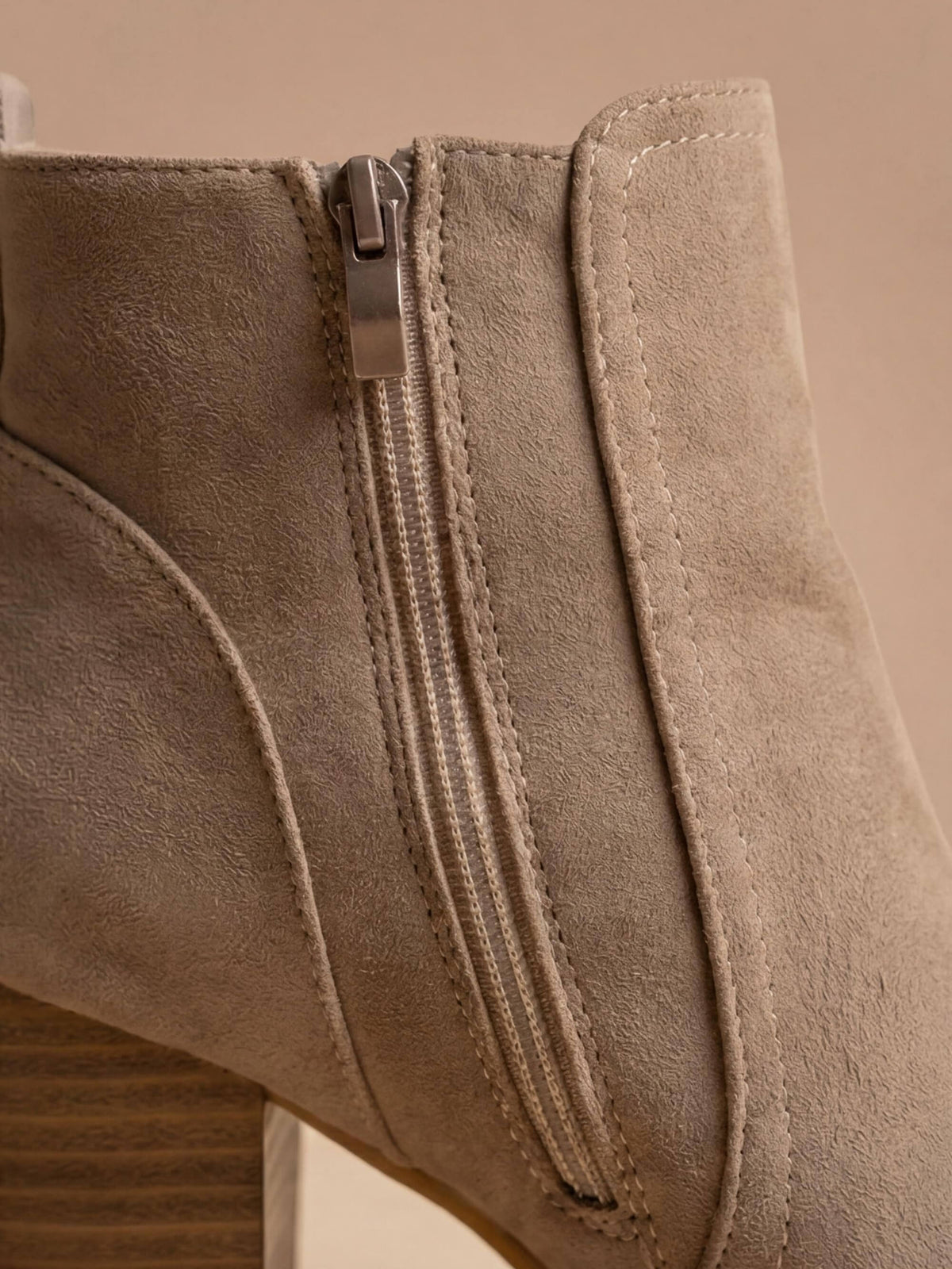 Silvana Suede Block Heel Ankle Boots