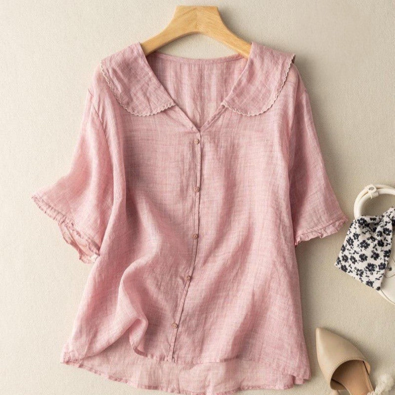 Floréa Linen Blouse