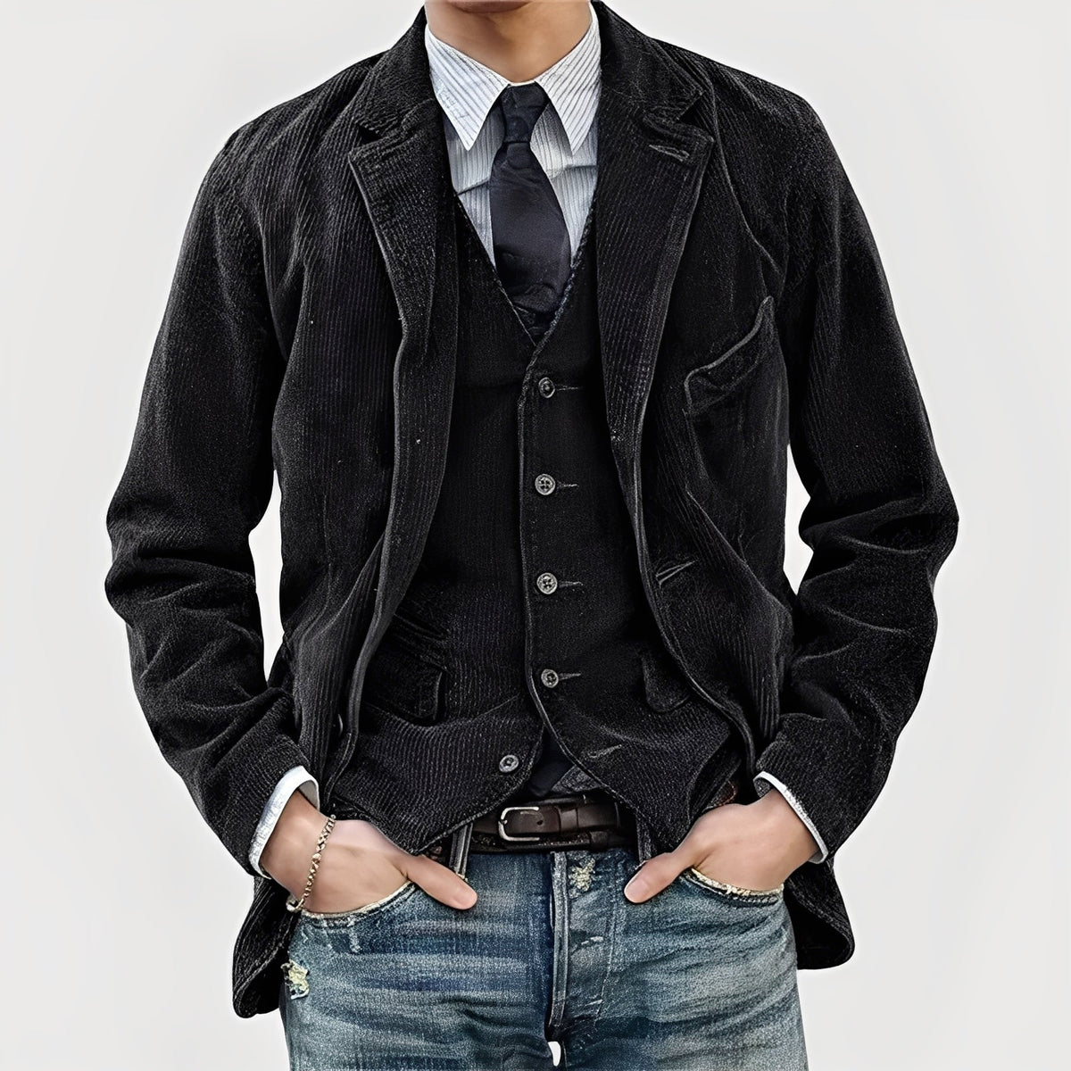 Carlo - Vintage Jacket and Vest Set