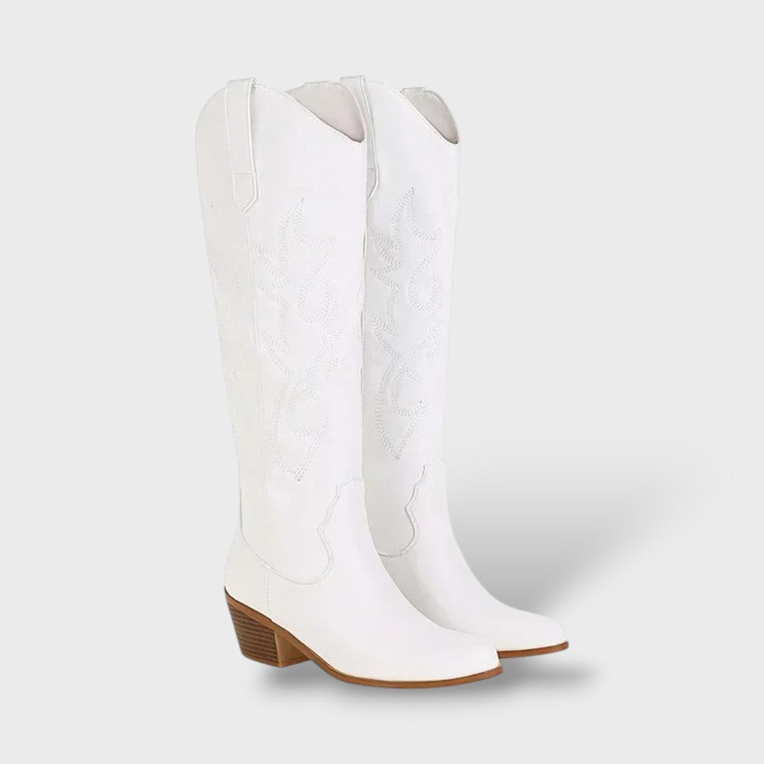 Women's Pointed-Toe Tall Western Boots