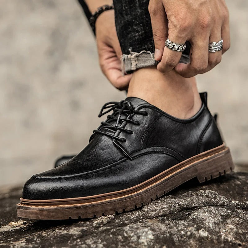 Westwell | Low-cut men's shoes in leather-like material