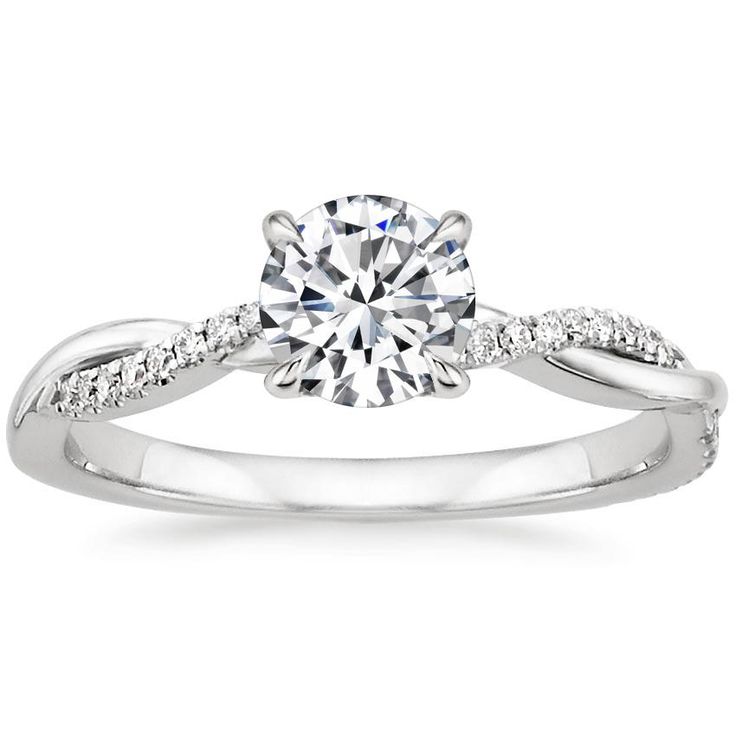White Gold Stackable Ring | Delicate Everyday Jewelry