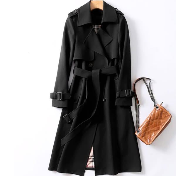 Lauren | Womens Waterproof Belted Trench Coat | Windproof, Adjustable Belt | Brown, Black, Blue and More S-4XL