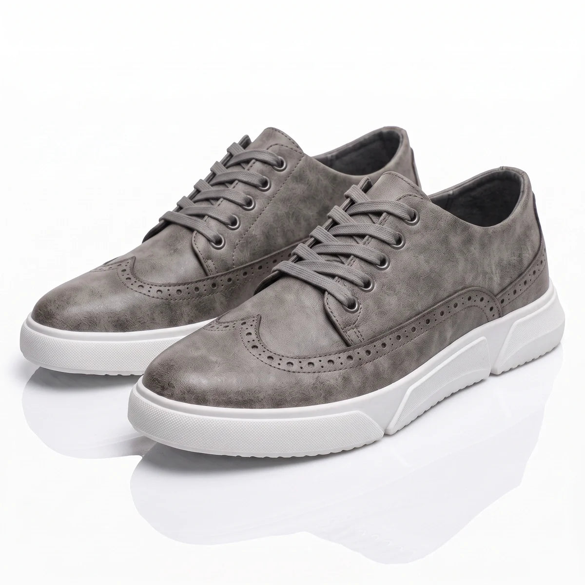 Calver Leather Brogue Sneakers