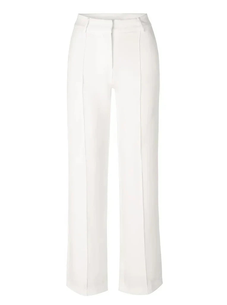 Women's Wide Leg Dress Pants – High Waist Tailored Fitted Waist Trousers