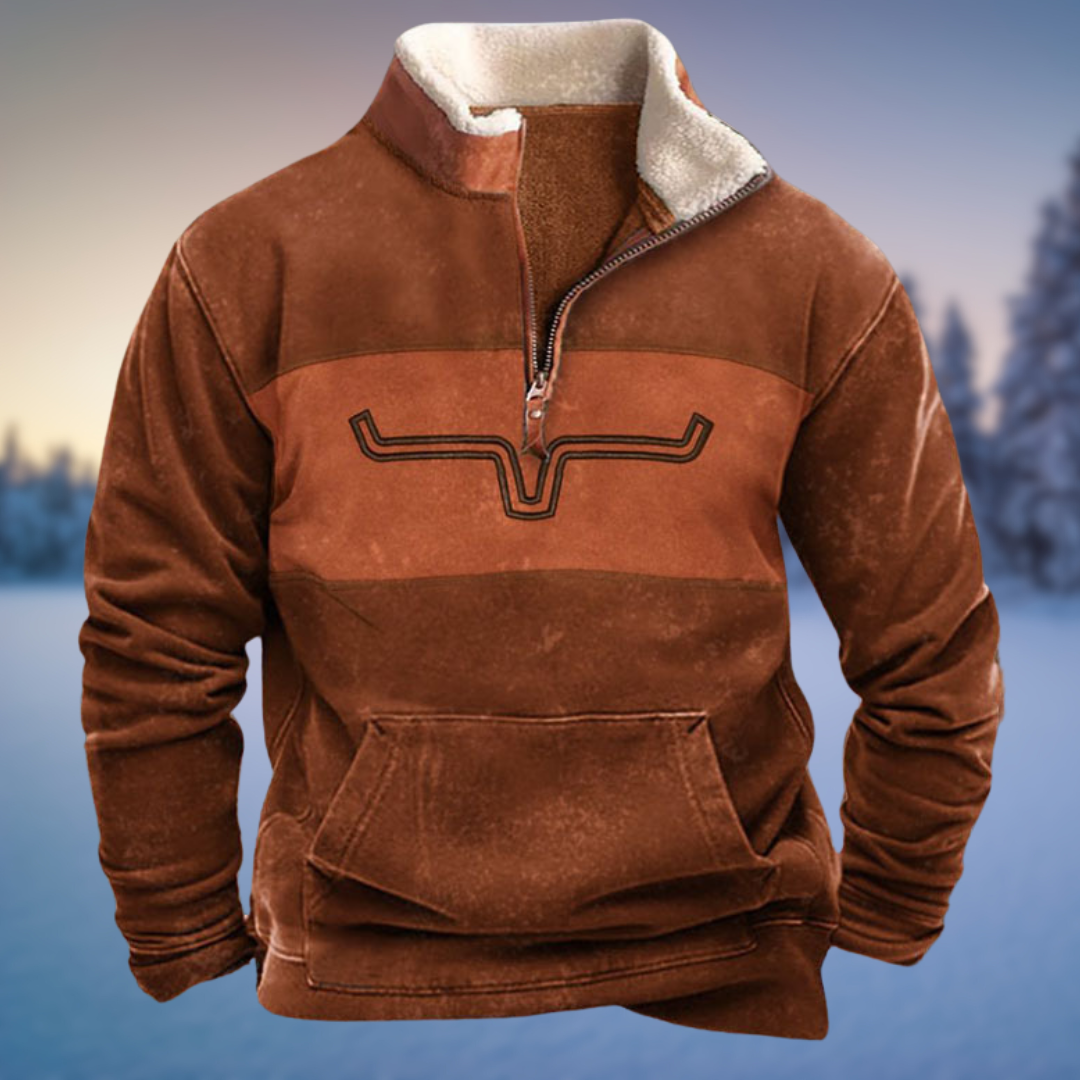 Emil | Mens Winter Sweater with Half-Zip — Relaxed Everyday Knit in 5 Styles | Westmere