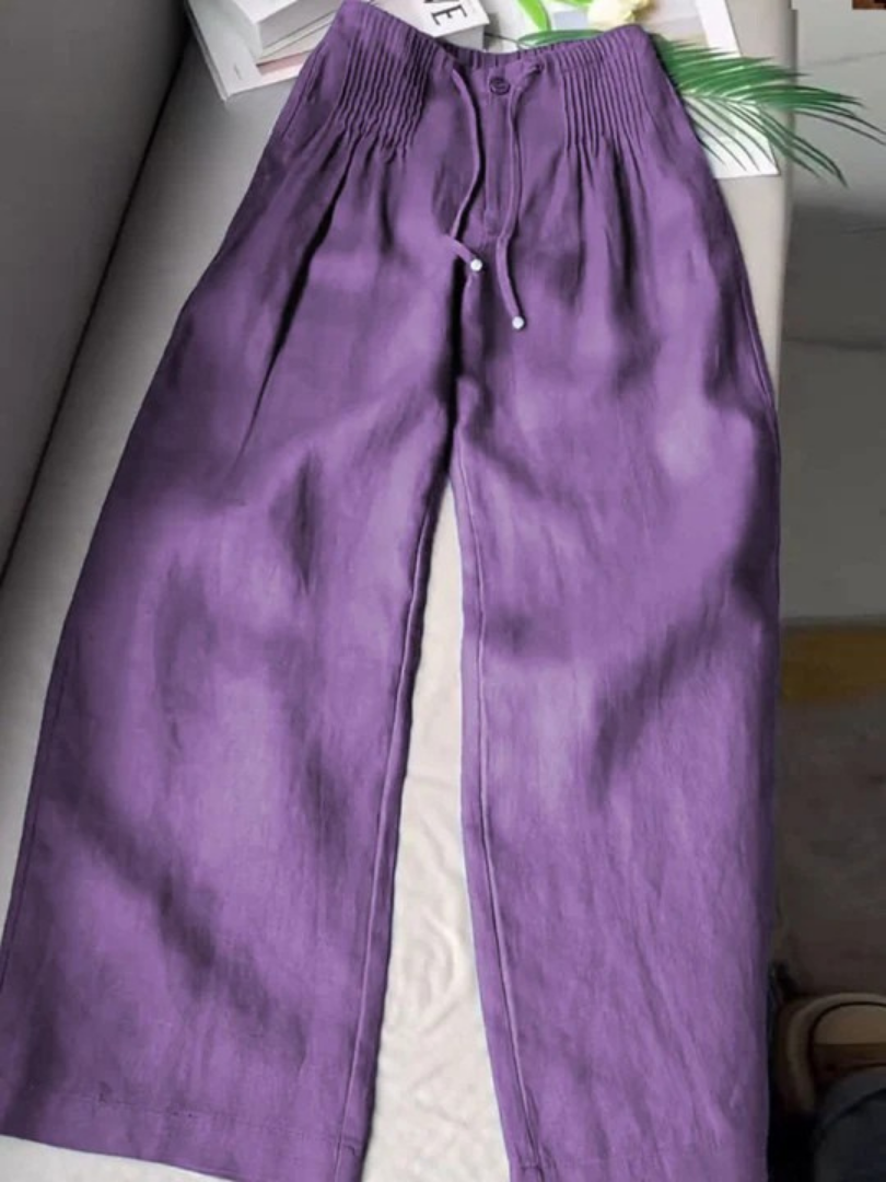 Eva's Boutique | Flowy Wide-Leg Trousers