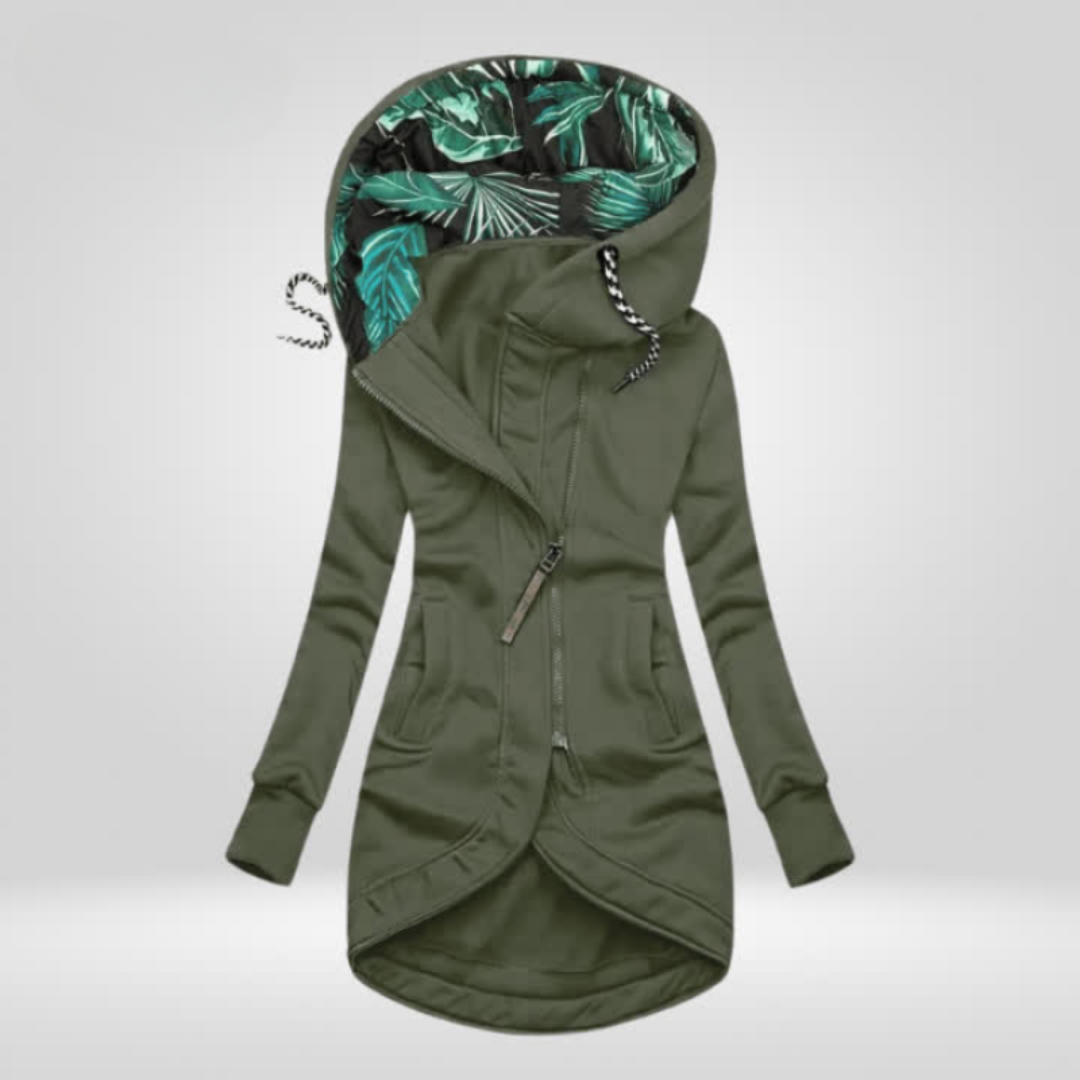 Women's Coat with Down Filling and Waterproof Shell | For Winter | Size S-2XL | Navy Blue, Grey, Army Green, Burgundy, Black