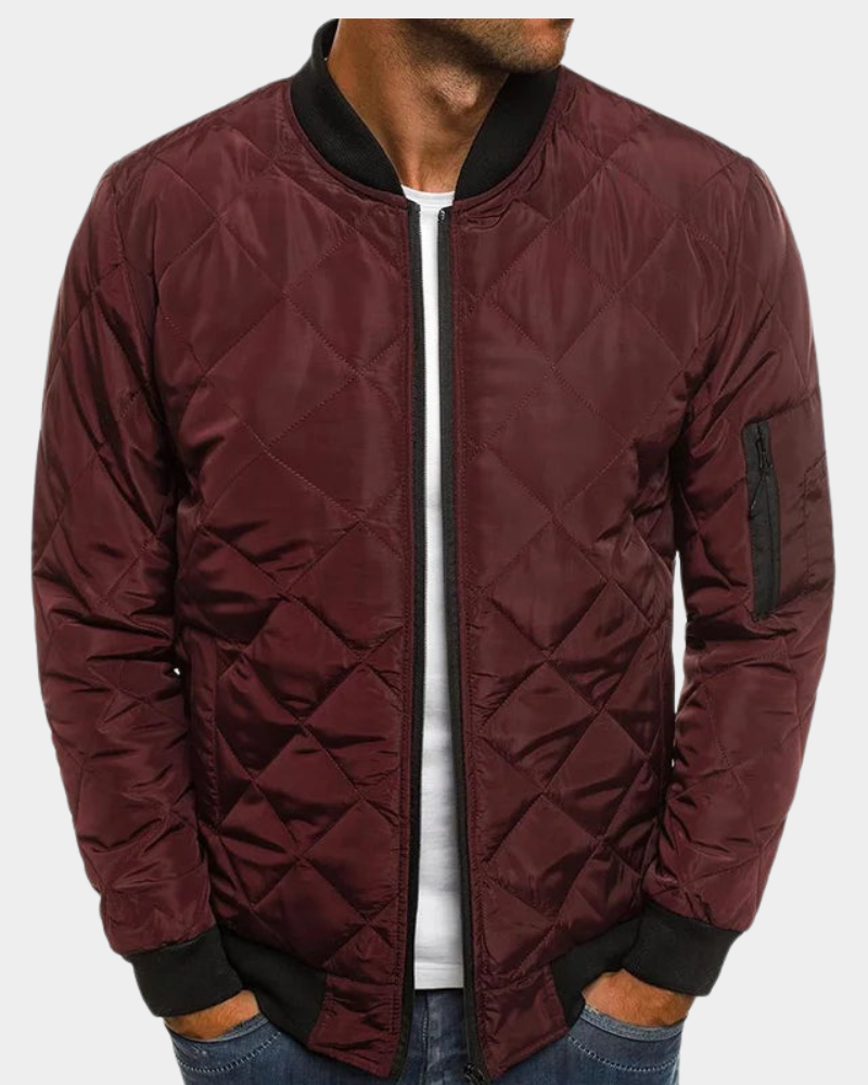 Andrew | Mens Quilted Bomber Jacket — Quilted Bomber Classic in 6 Colors S–3XL | Westmere