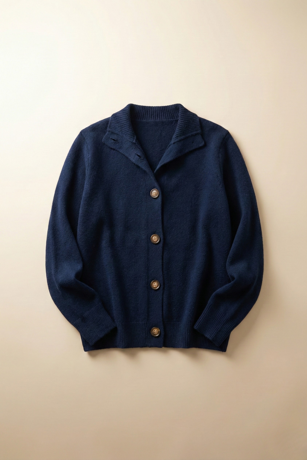 Lindsey | Womens Cashmere Blend Cardigan with Statement Buttons | Half-High Neck, Machine Washable | in 4 Colors XS-3XL