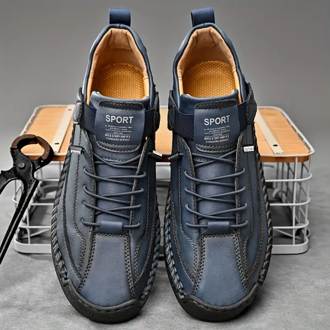 Marshall | Men's Orthopedic Leather-Like Shoes