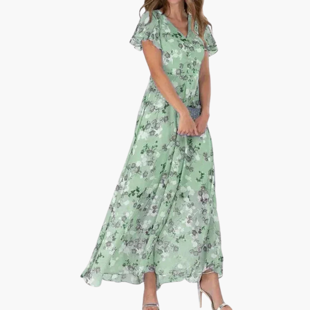 Natalie | Long Floral Dress