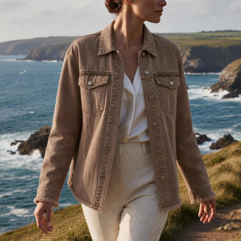 Porquerolles Oversized Denim Jacket