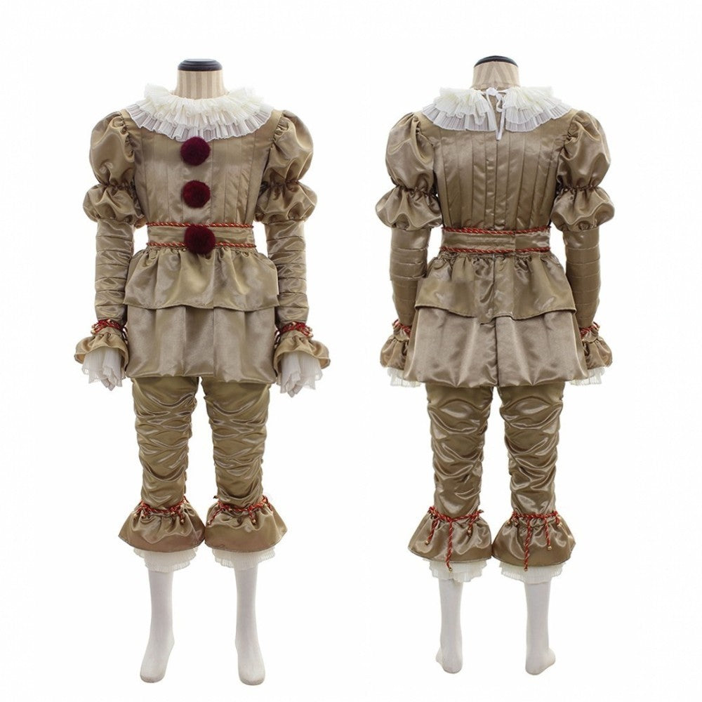 Halloween's Fun Clown Costume for Kids and Adults