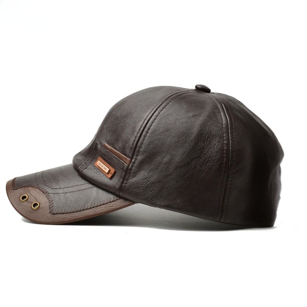 Langer Leather Cap