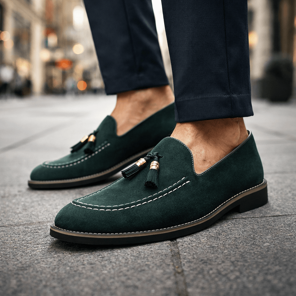 Harlow Suede Tassel Loafers