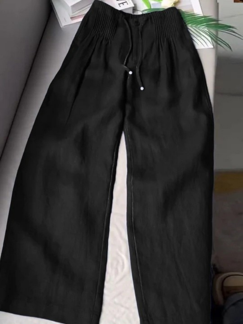 Eva's Boutique | Flowy Wide-Leg Trousers