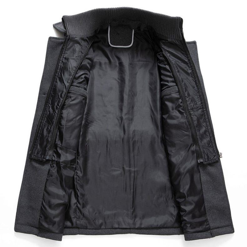Men's Coat with Lining and Water Repellent | For Winter | Size M-6XL | Black, Grey, Brown, Coffee, Blue