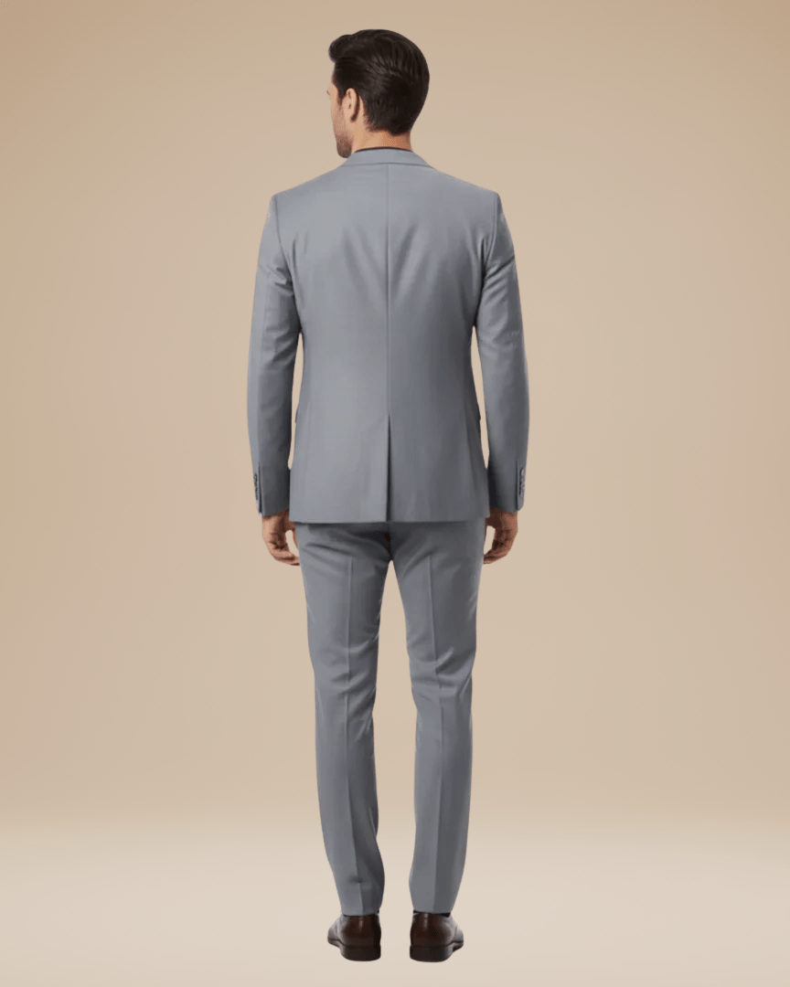 Men's Two-Piece Suit, Notched Lapels, Long Sleeves, Slim Fit