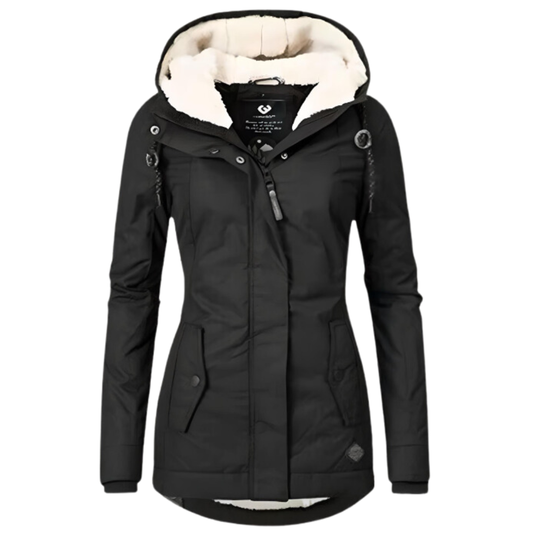 Women's Parka with Water Repellent and Hood | Thermal Lining | For Winter | Size S-3XL