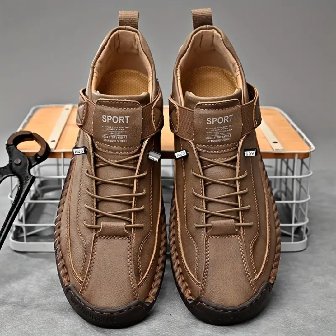 Marshall | Men's Orthopedic Leather-Like Shoes