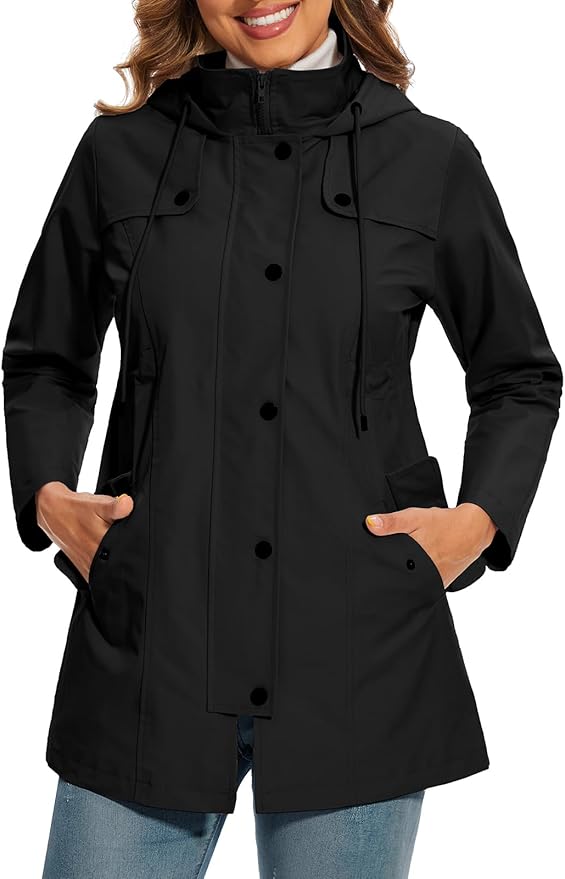 Women's Parka with Windproof Shell and Hood