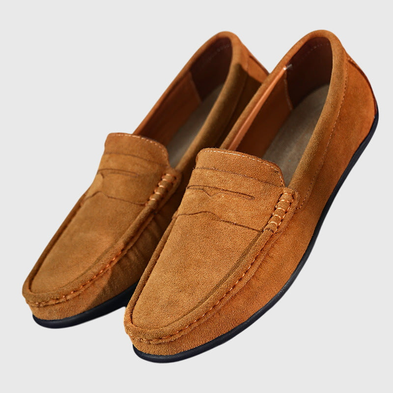 Unisex Classic Loafers, Penny Strap, Moc Toe, Slip-On