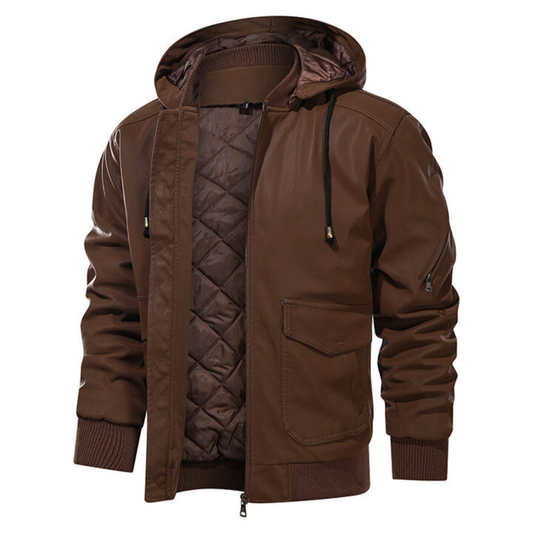 Laurent Monaco · Signature Leather-Like Jacket