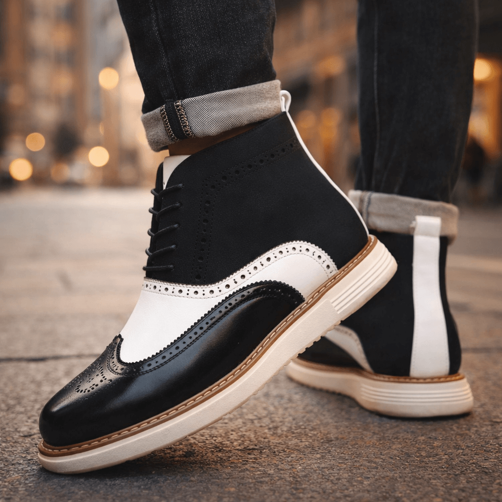 Raven Leather Boots