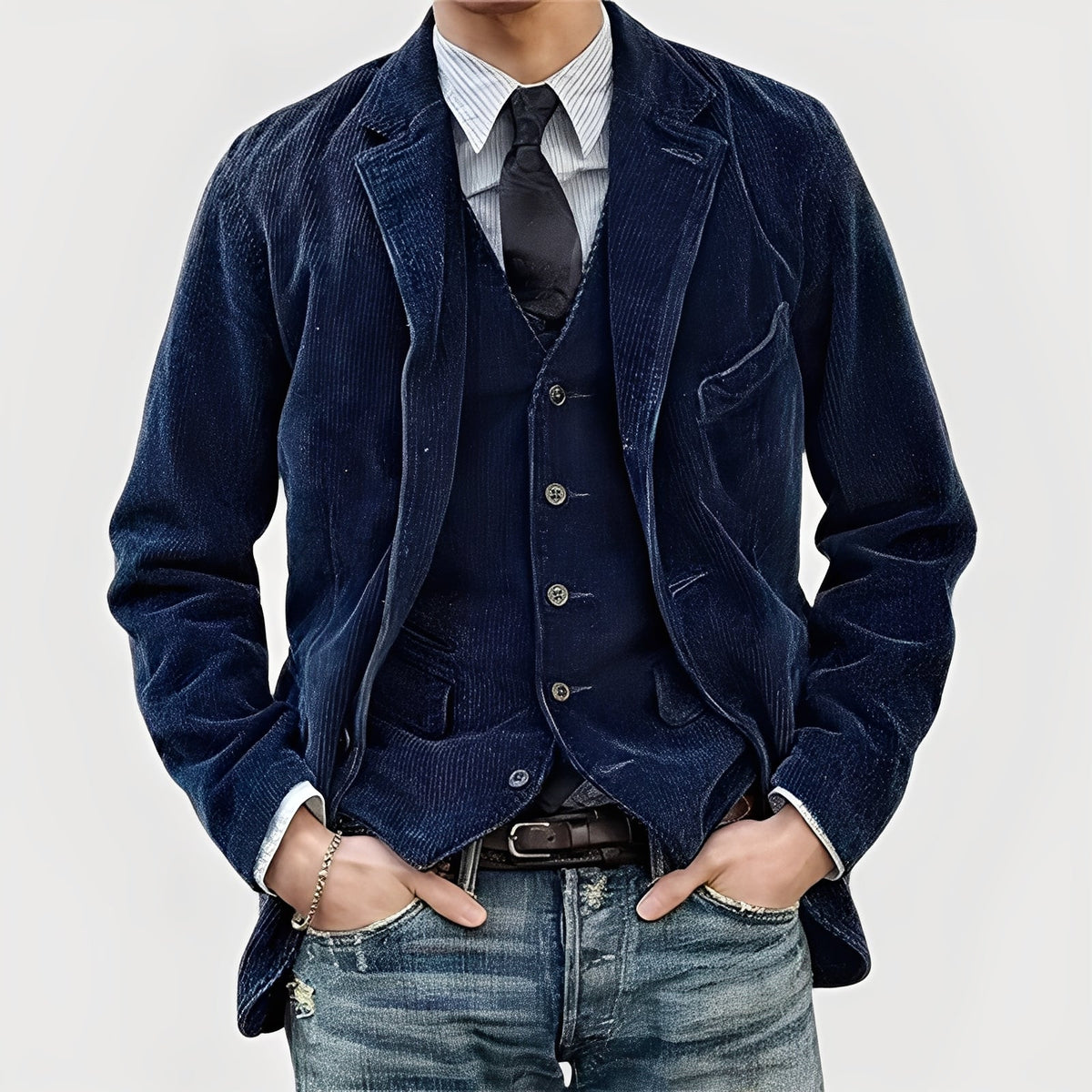 Carlo - Vintage Jacket and Vest Set