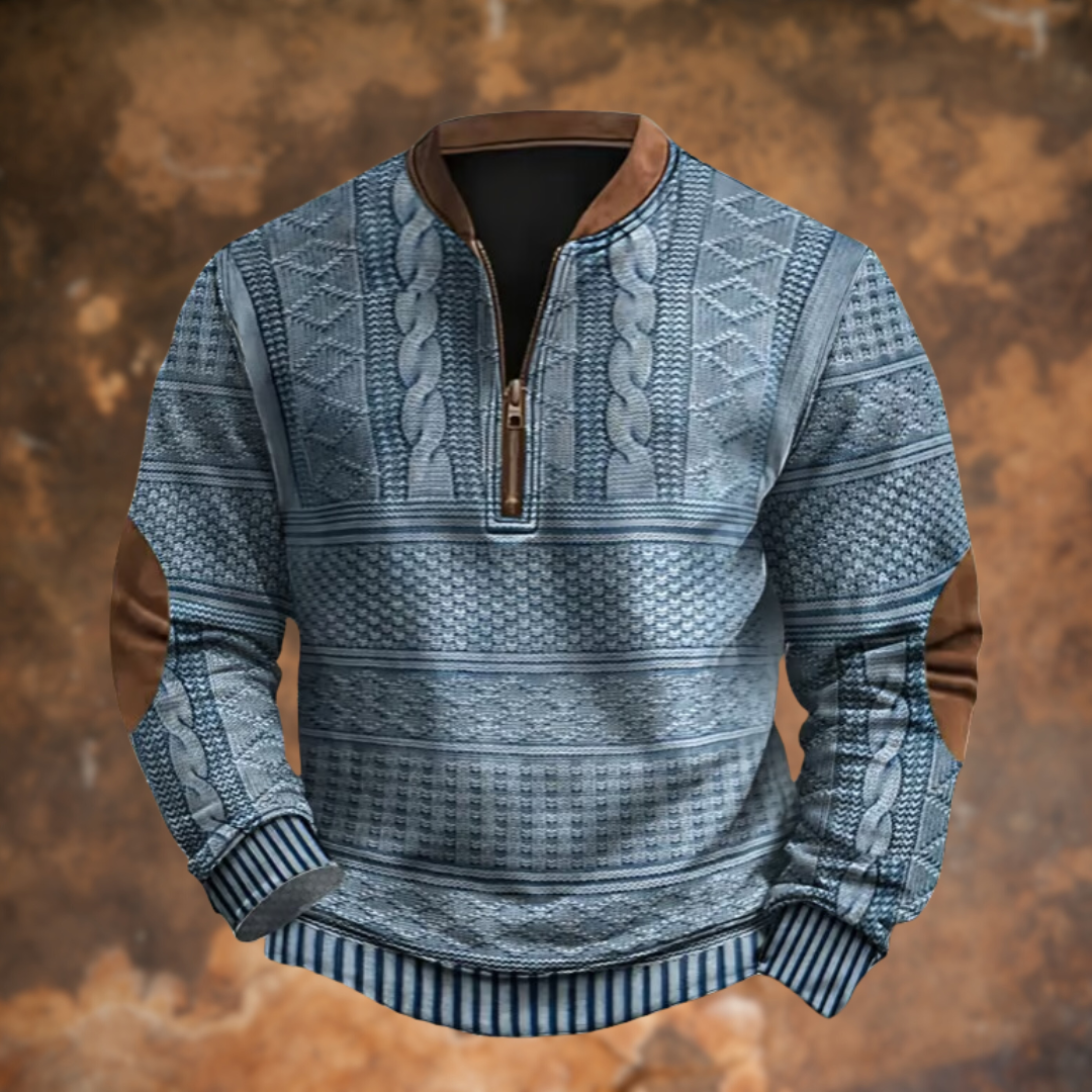 Sven | Mens Classic Winter Jacket with Shearling Lining — Zip Front in 6 Colors M–5XL | Westmere