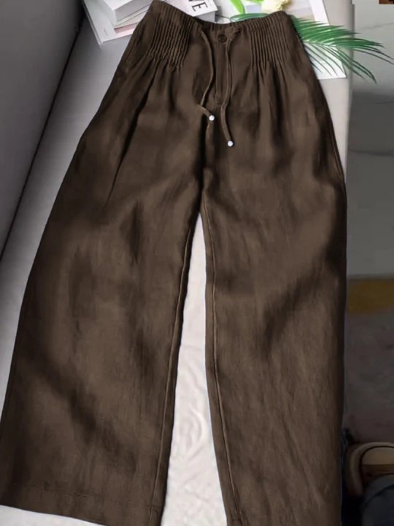 Eva's Boutique | Flowy Wide-Leg Trousers
